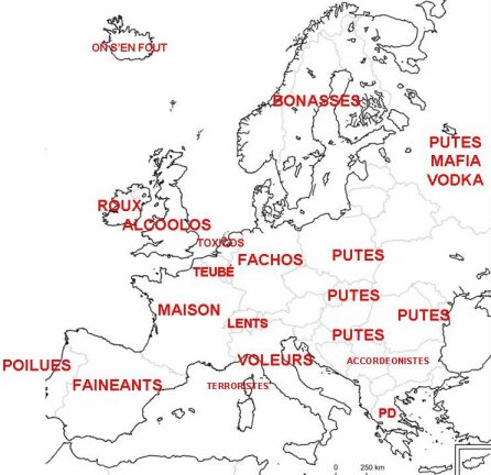 L'europe vue par les francais
