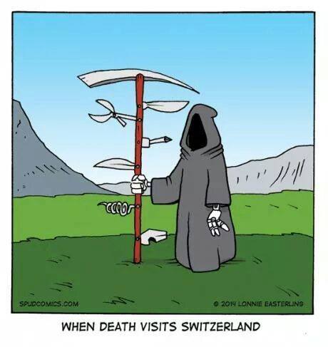When death visits Switzerland