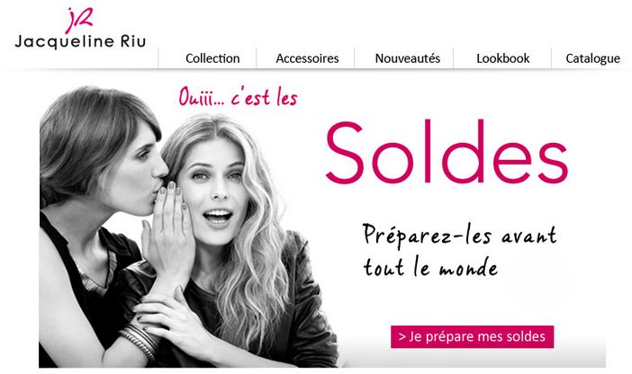 BON PLAN Soldes d’été Jacqueline Riu 2014 : les taux de&nbsp;remises