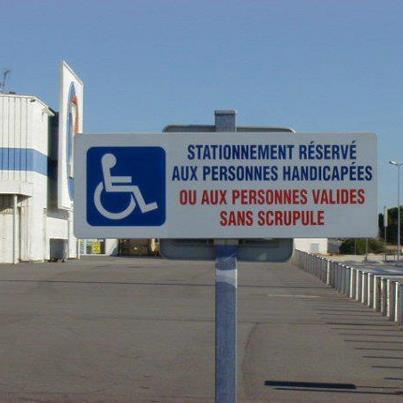 Stationnement réservé