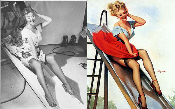 20150416 – Pin ups : Original models and final&nbsp;drawings