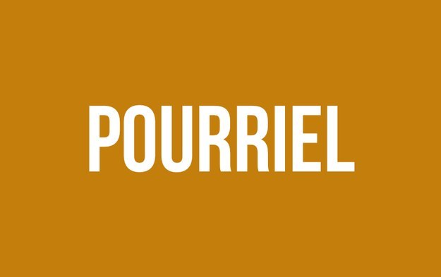 «Pourriel» à la place de «spam».