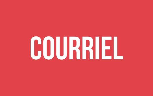 «Courriel» à la place de «email».