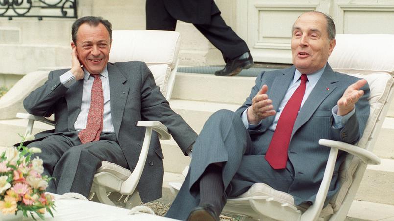 Le 10 mai 1990 au palais de l'Élysée.